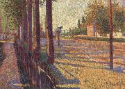 Paul Signac The Railway at Bois-Colombes France oil painting artist